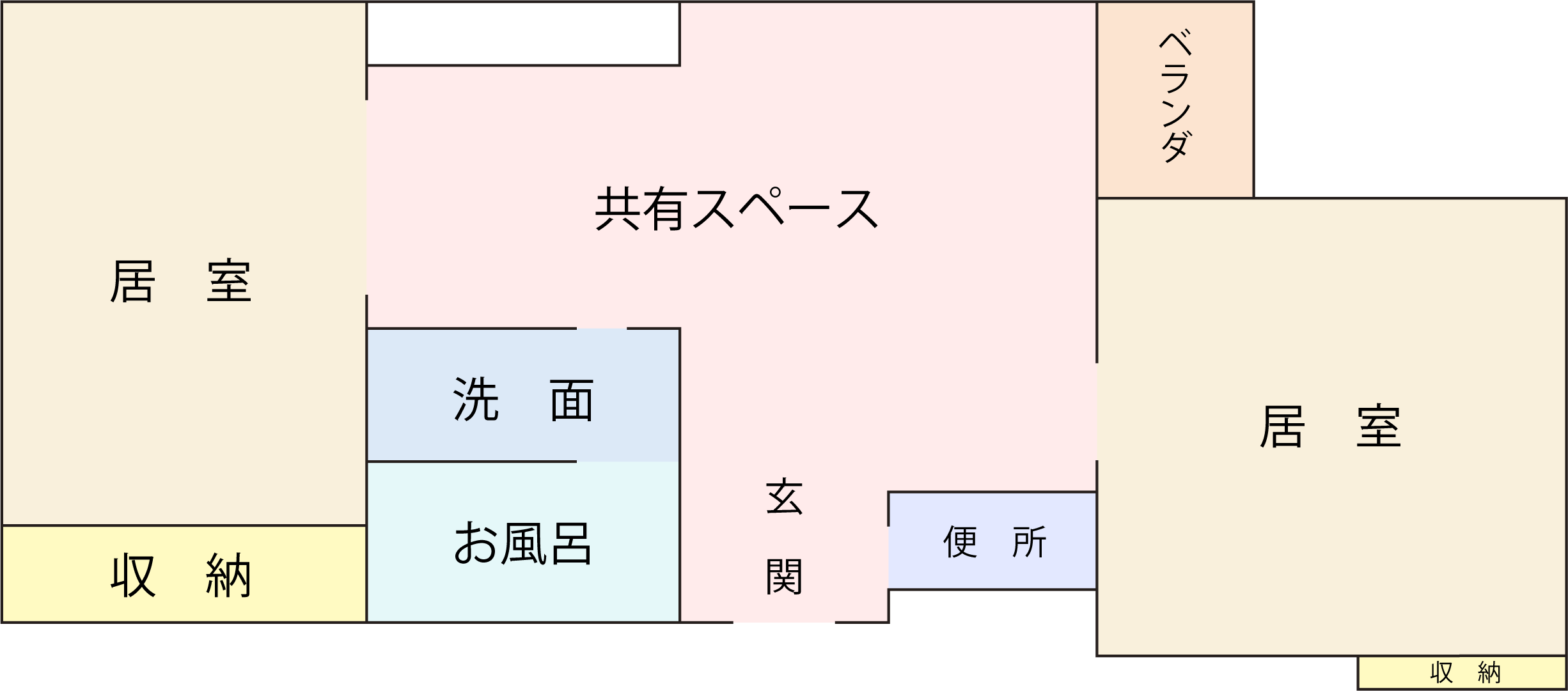 302号室フロアマップ