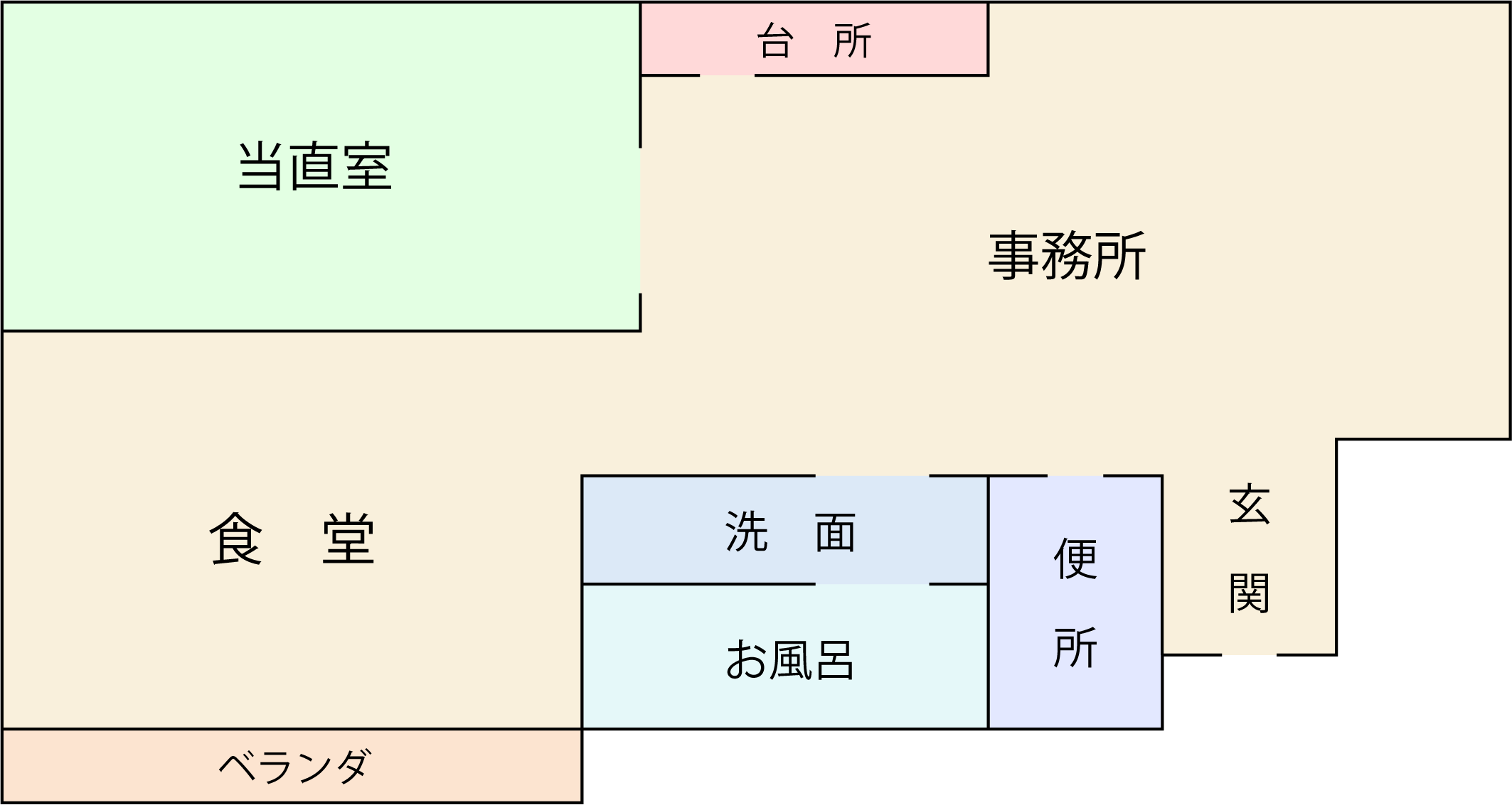 303号室フロアマップ